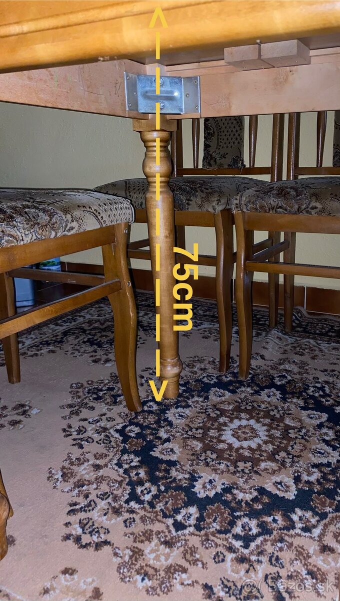 Set STÔL+6 stoličiek 🪑 - 4