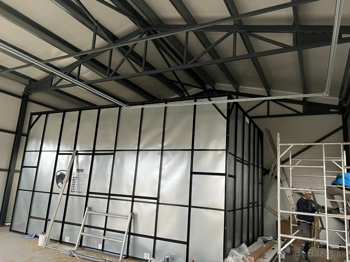 OCEĽOVÁ KONŠTRUKCIA HALY - MONTOVANÁ HALA 12x12x6m - 4