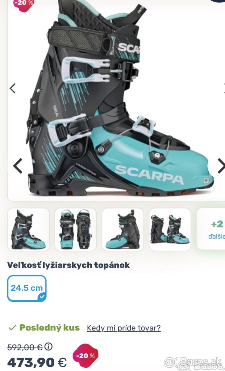 Skialp lyžiarky Scarpa - 4