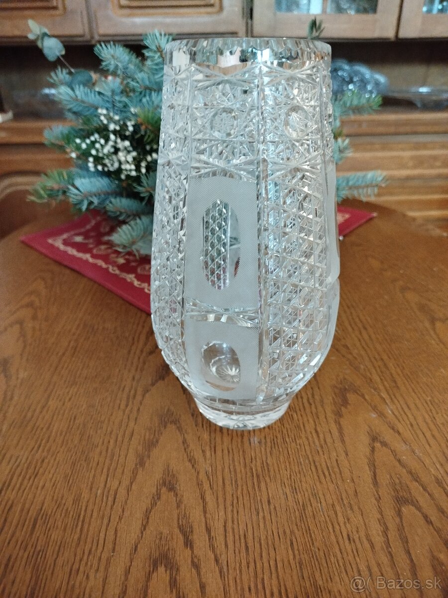 Krištálová tácka a váza - 4