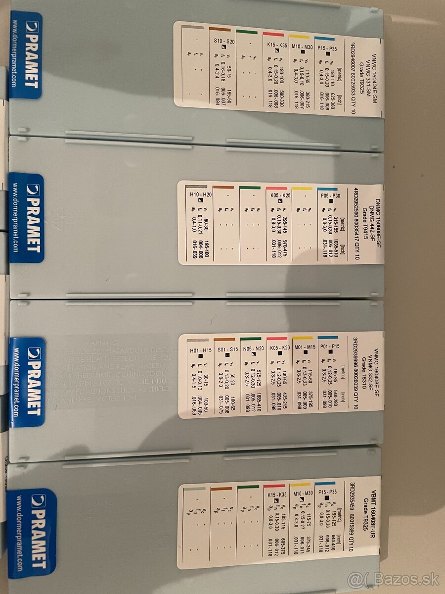 Rezné plátky, Karbidove doštičky, Tvrdokov - 4