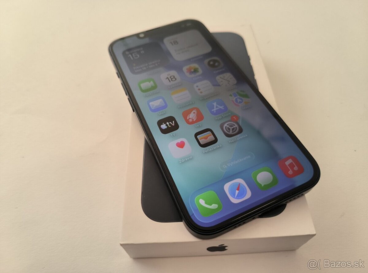 apple iphone 13 256gb Midnight / Batéria 100% - 4