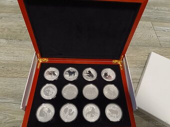 Sada mincí Austrália, Lunar II, 2008-2019, 1oz - 4