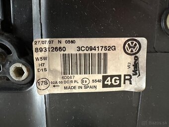 Vw passat b6 predný pravý svetlomet BI-xenon - 4
