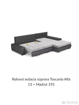 Rohová sedacia súprava Toscania Alfa - 4