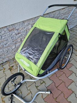 Cyklovozík CROOZER pre dve deti 3v1 - 4