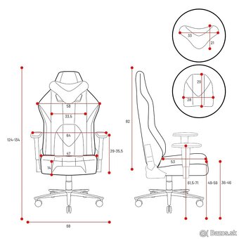 Predám Nové Herné kreslo Diablo Chairs X-Player 2.0 Normal - 4