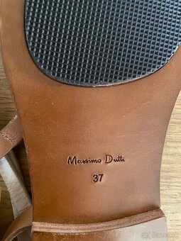Massimo Dutti kožené sandále, nové , č 37 - 4