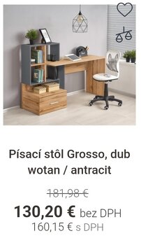 Písací stôl Grosso - 4