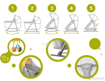 Kinderkraft lehátko 5 v 1 - 4