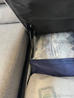 Predám rozkladaciu sedaciu súpravu s úložným priestorom - 4