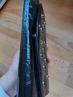 listová kožená kabelka - 4