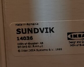 Detska postielka IKEA Sundvik, bielej farby a IKEA matrac - 4
