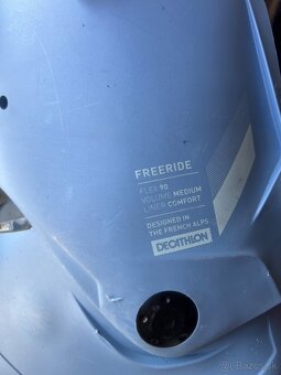 Lyžiarky Wedze na skialp freeride 275 flex 90 - 4