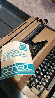 Predam písací stroj Consul - 4