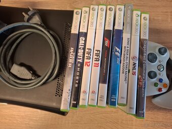 X̌box360 plus 3 ovladače plus 9 hier - 4