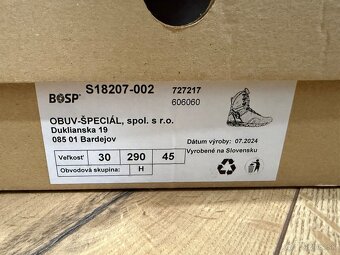 Taktická obuv BOSP vysoké veľkosť 45 - 4