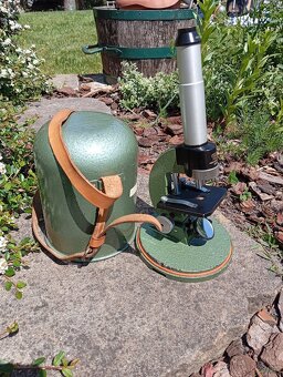 Retro starý mikroskop Meopta - 4