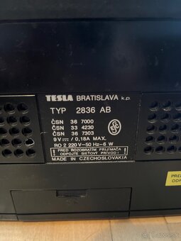 Retro rádio Tesla Arioso 2836 AB - 4