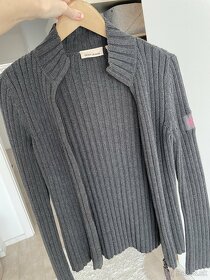 DKNY ako novy sedy sveter na zips, medium - 4