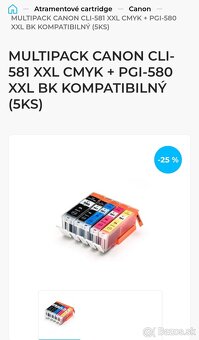 Multipack farba do tlačiarne Canon PIXMA - 4