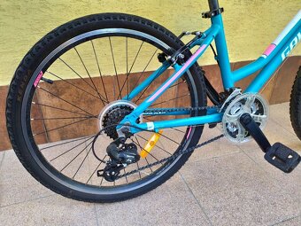 Dievčenský bicykel Galaxy 24", tyrkys - 4