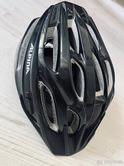Alpina cyklistická prilba čierna - 4