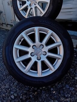 Orig. kolesá Audi 5x112R16 + 225/55R16 Hankook - 4