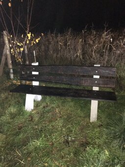 Záhradná lavička - 4