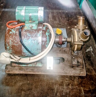 Predám mosadzné čerpadlo s el. Motorom - 4