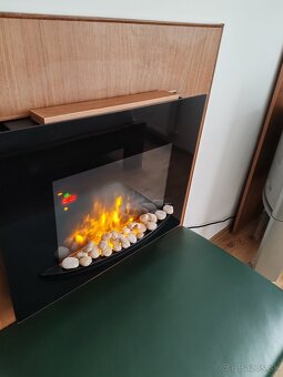 Elektrický krb na stenu - 4