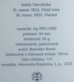 Adela Ostrolúcka strieborná medaila - 4