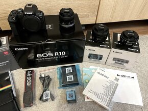 P: Fotoaparát Canon EOS R10 (záruka 4/2025), objektívy a iné - 4
