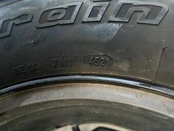Jeep Wrangler kolesá sada 5ks alu kola r17 255/75 - 4