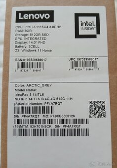 Notebook Lenovo IdeaPad - 4