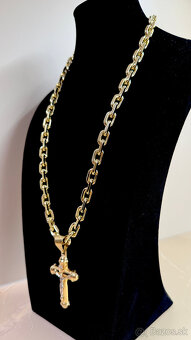 Zlata retiazka anker pilka 14k 585/1000 216,39g - 4