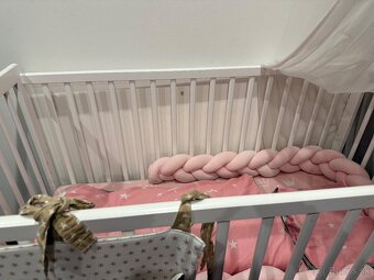 Detská postieľka s komplet vybavením - 4