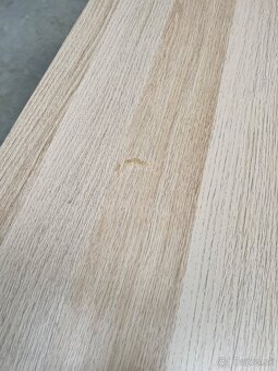 IKEA LACK stolík, bielo morený dub vzor, 90x55 cm - 4