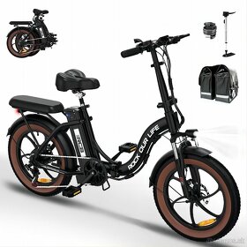 Elektrobicykel Elektrický  bicykel  NOVÝ  Skladací - 4