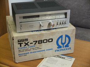 PIONEER TX-7800 Stereo tuner (1979-81)Top stav - 4