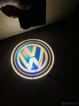 Volkswagen svetlá s logom do dverí do auta - 4