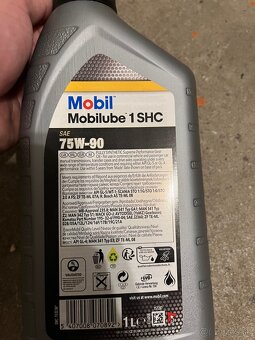 Olej do prevodovky Mobil 1 75W 90 - 4