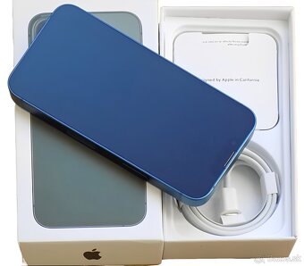 iPhone 13 Blue BATERIE 100% TOP - 4