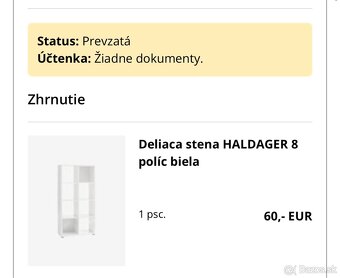 Deliaca stena. Knižnica. Jysk - 4