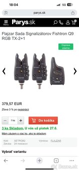 Flajzar Sada Signalizátorov Fishtron Q9 RGB TX-2+1 - 4