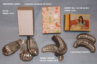 RETRO FORMIČKY, KOŠÍČKY, VANIČKY, ORIEŠKY, VYKRAJOVAČKY - 4