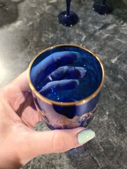 Sada kobaltových pohárov - 4