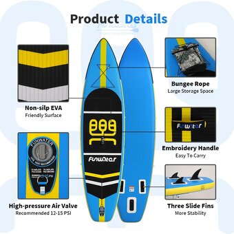 Paddleboard, SUP doska, stand up paddleboard - 4