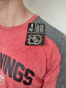 Nové pánske tričko DETROIT RED WINGS- VEľ. L - 4