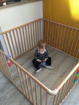 Detská drevená ohrádka - 4